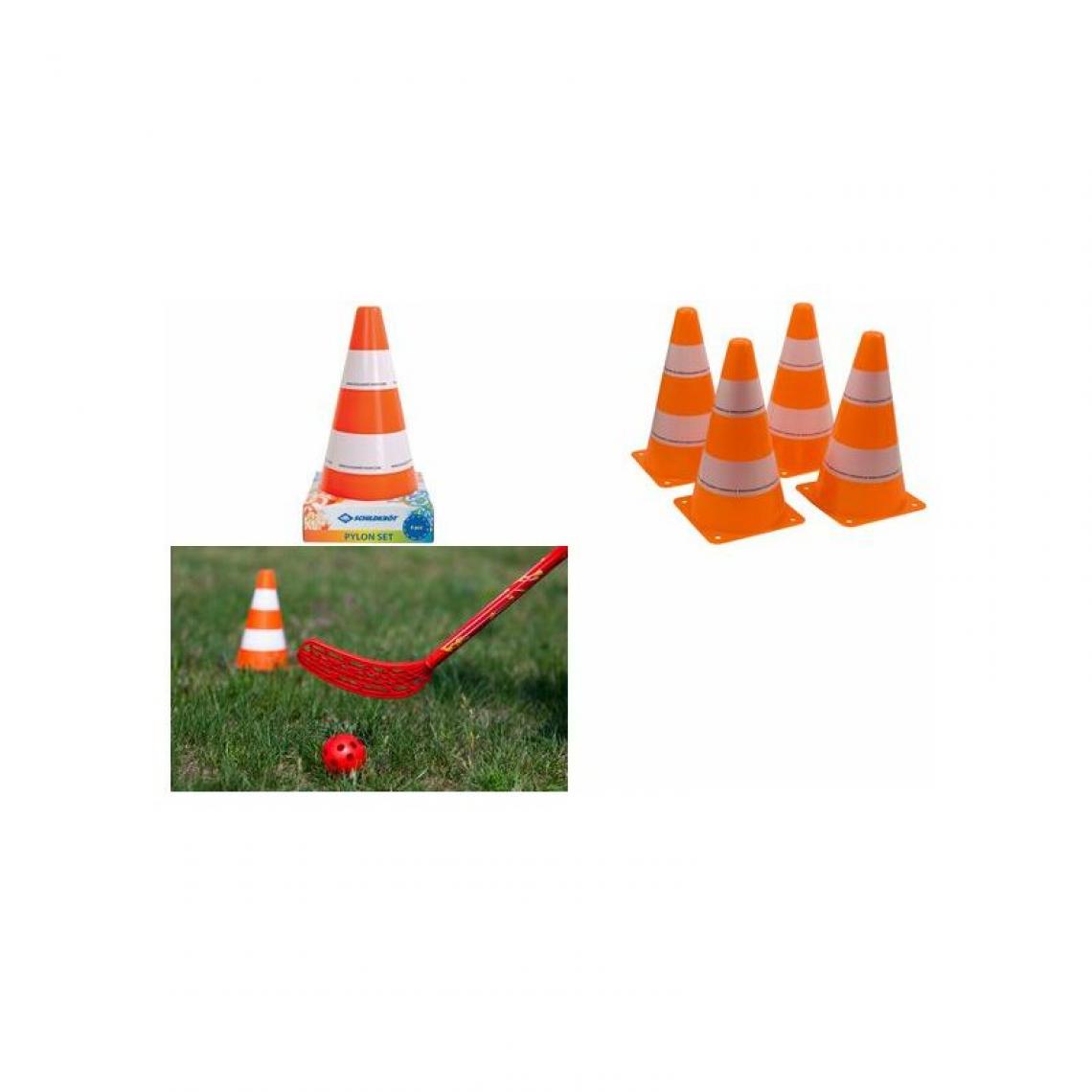 Schilder Fun Sport - SCHILDKRÖT Cônes de signalisation, set de 4, orange / blanc () - Jeux de balles