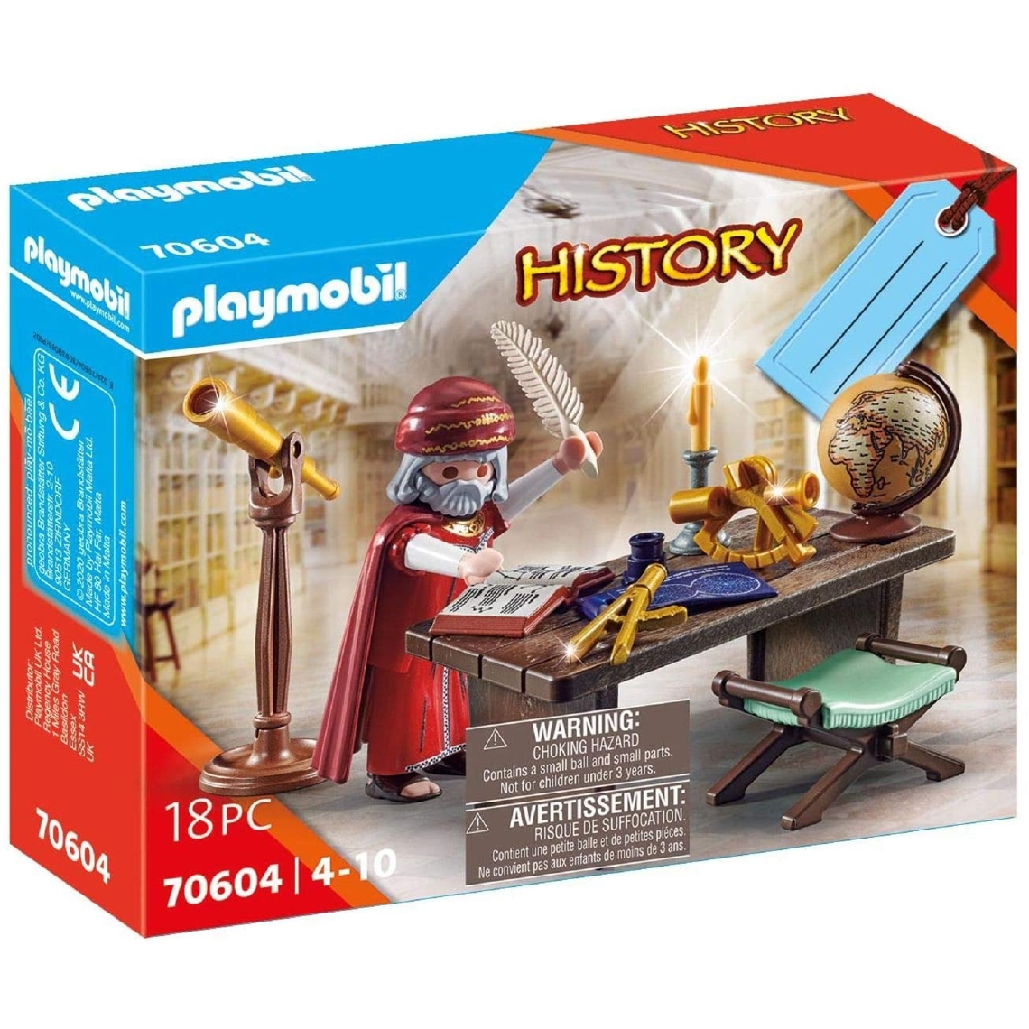 Playmobil - PLAYMOBIL 70604 - History Astronome Coffret Cadeau - Playmobil