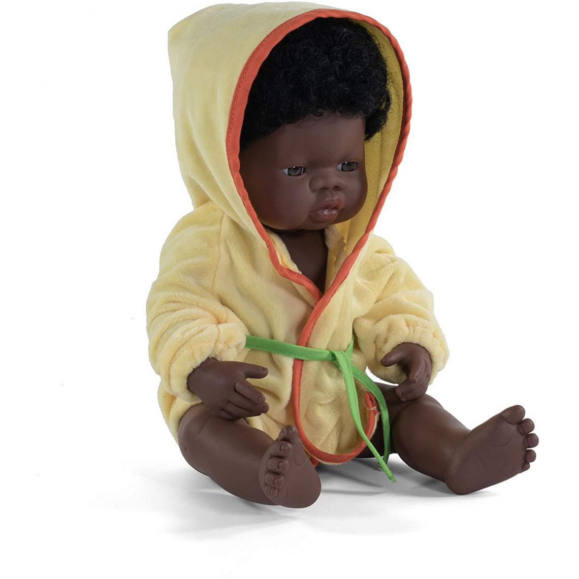 Miniland - Miniland Miniland31053 38 cm poupée garçon Afrique sans sous-vêtements - Poupons