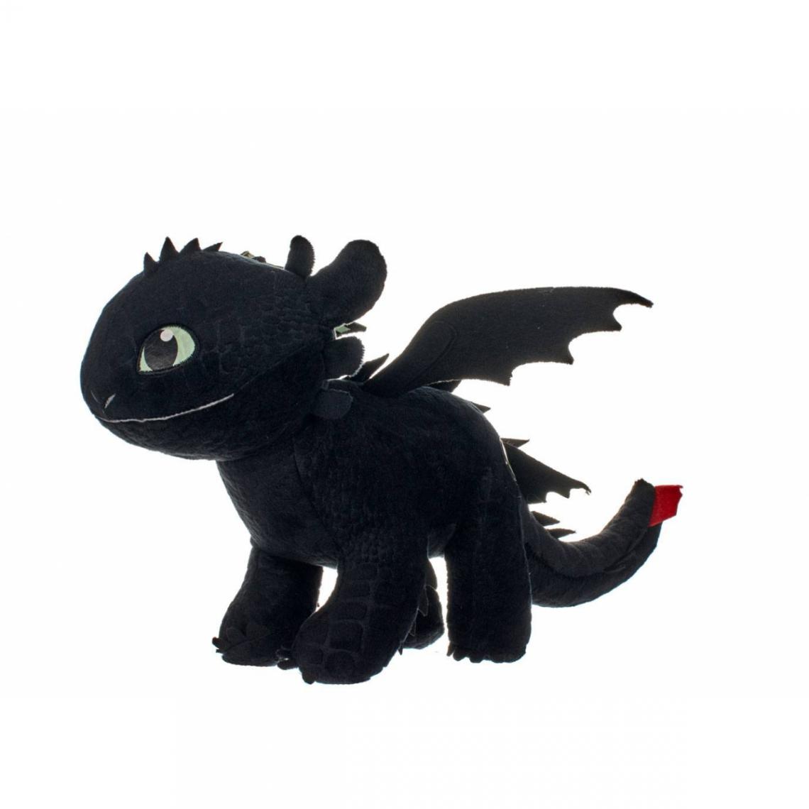 JOY TOY - Dragons 3 - Peluche Toothless Glow In The Dark 32 cm - Animaux