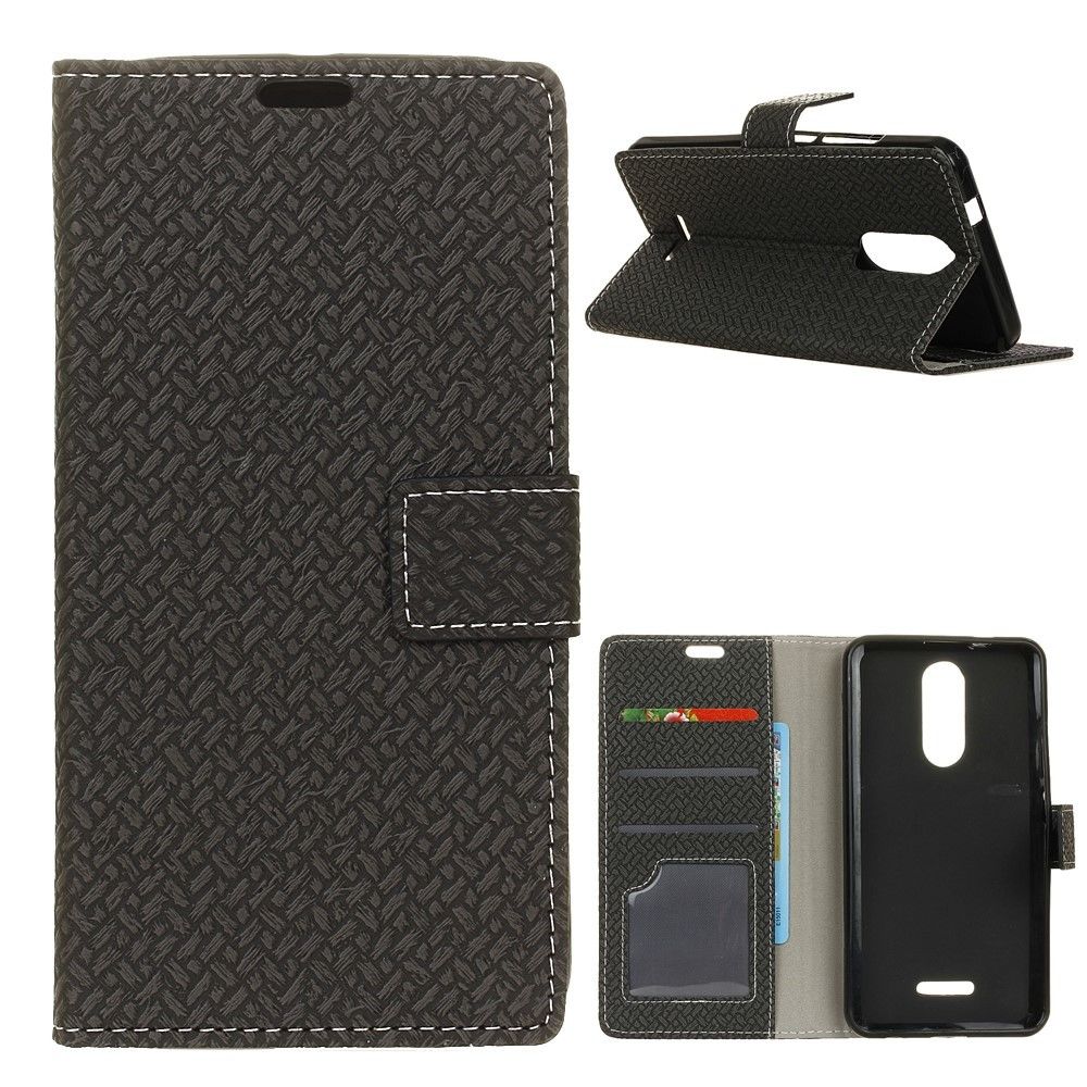 marque generique - Etui en PU tissé noir pour WIKO Jerry 3 - Autres accessoires smartphone