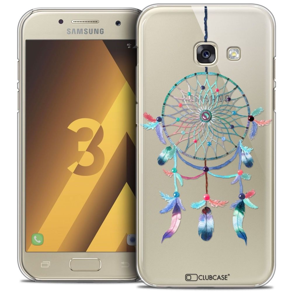 Caseink - Coque Housse Etui Samsung Galaxy A3 2017 (A320) [Crystal HD Collection Dreamy Design Attrape Rêves Rainbow - Rigide - Ultra Fin - Imprimé en France] - Coque, étui smartphone