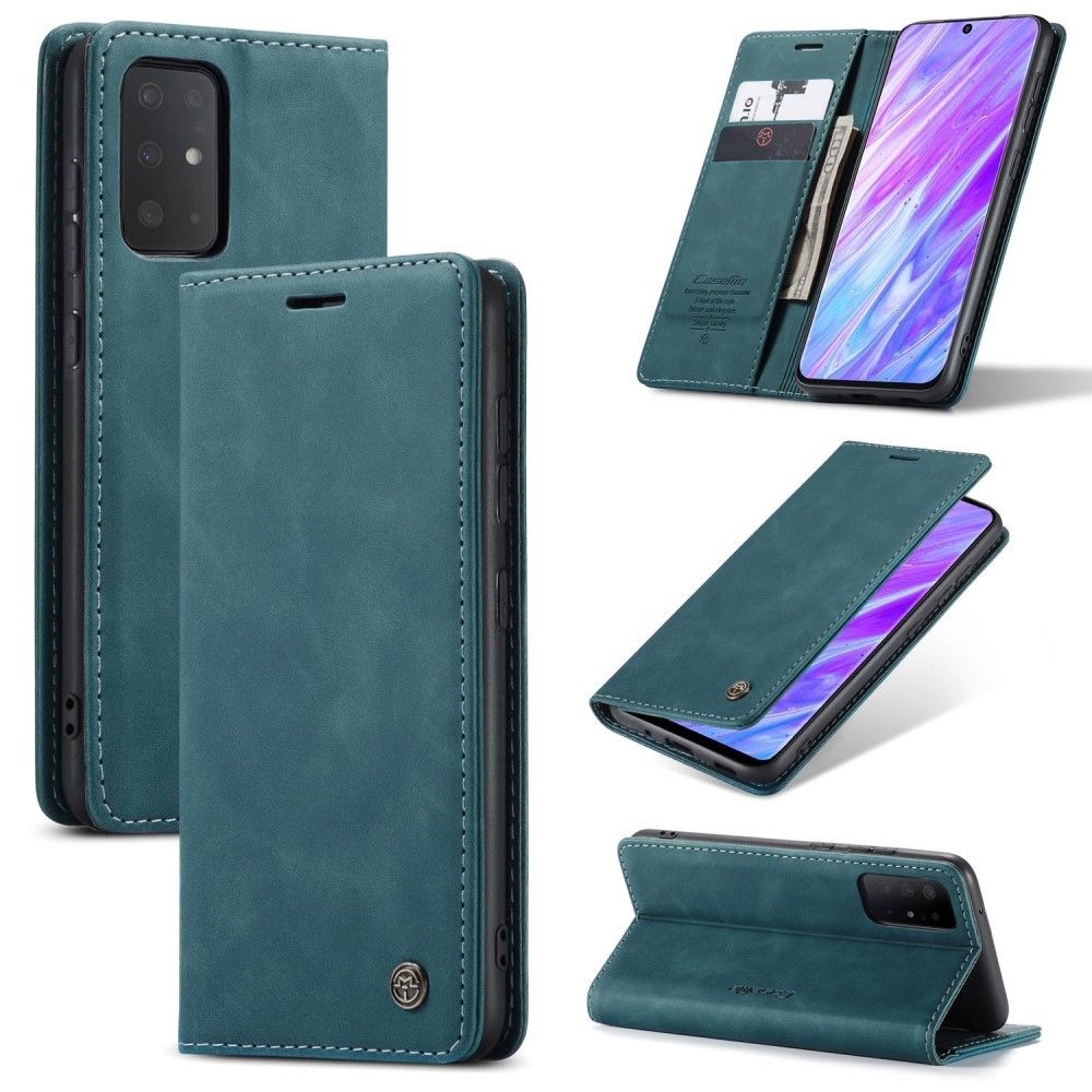Caseme - Etui en PU flip auto-absorbé vert pour votre Samsung Galaxy S20/S11e - Coque, étui smartphone