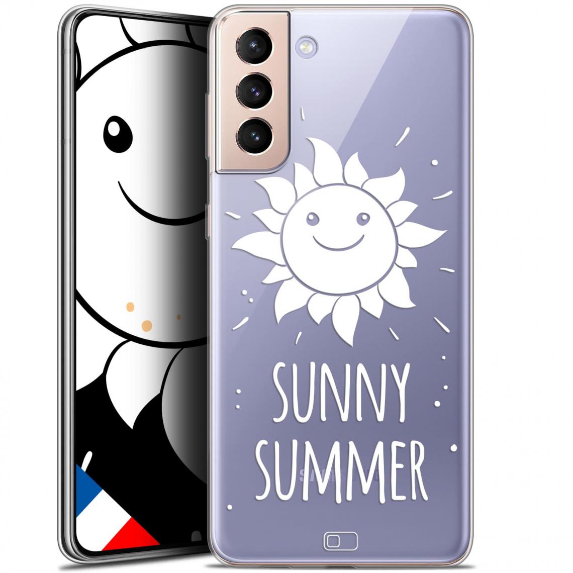 Caseink - Coque Pour Samsung Galaxy S21 Plus (6.7 ) [Gel HD Collection Summer Design Sunny Summer - Souple - Ultra Fin - Imprimé en France] - Coque, étui smartphone