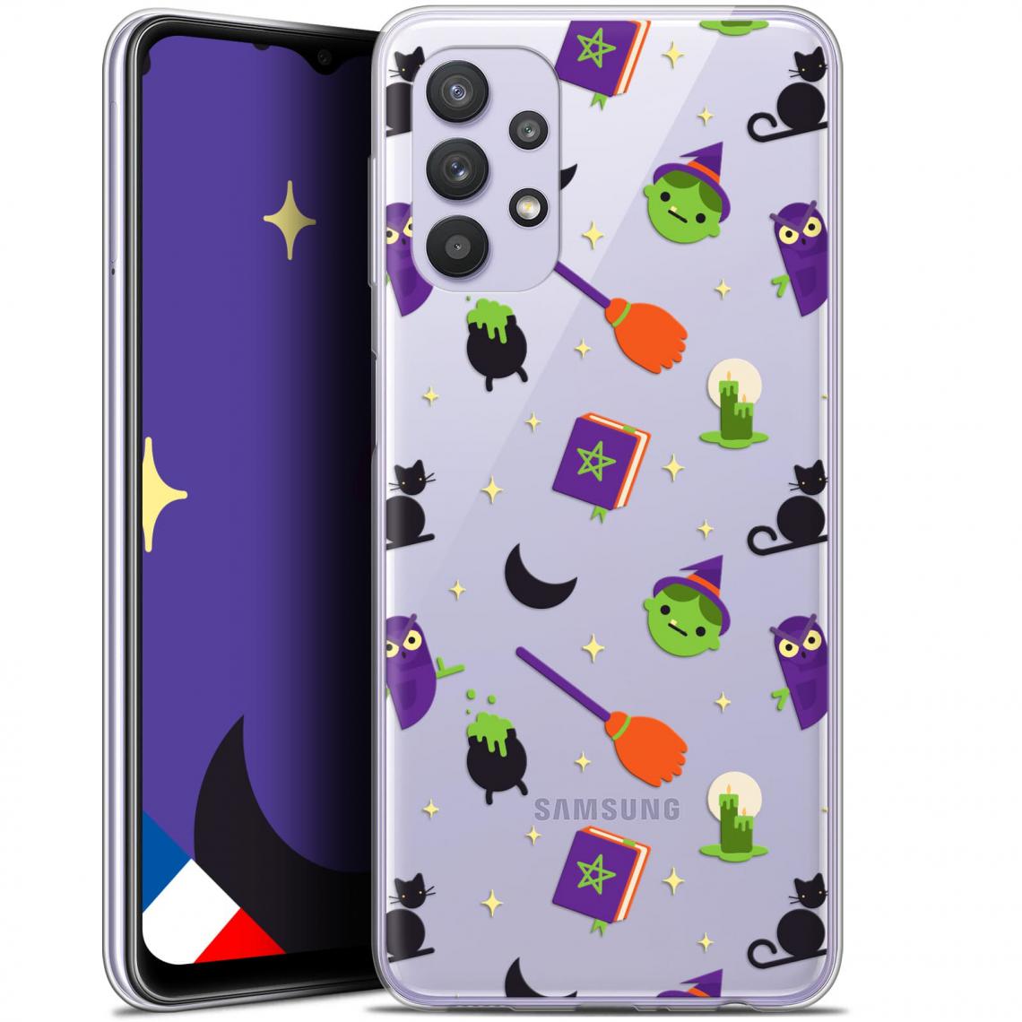 Caseink - Coque Pour Samsung Galaxy A32 5G (6.5 ) [Gel HD Collection Halloween Design Witch Potter - Souple - Ultra Fin - Imprimé en France] - Coque, étui smartphone