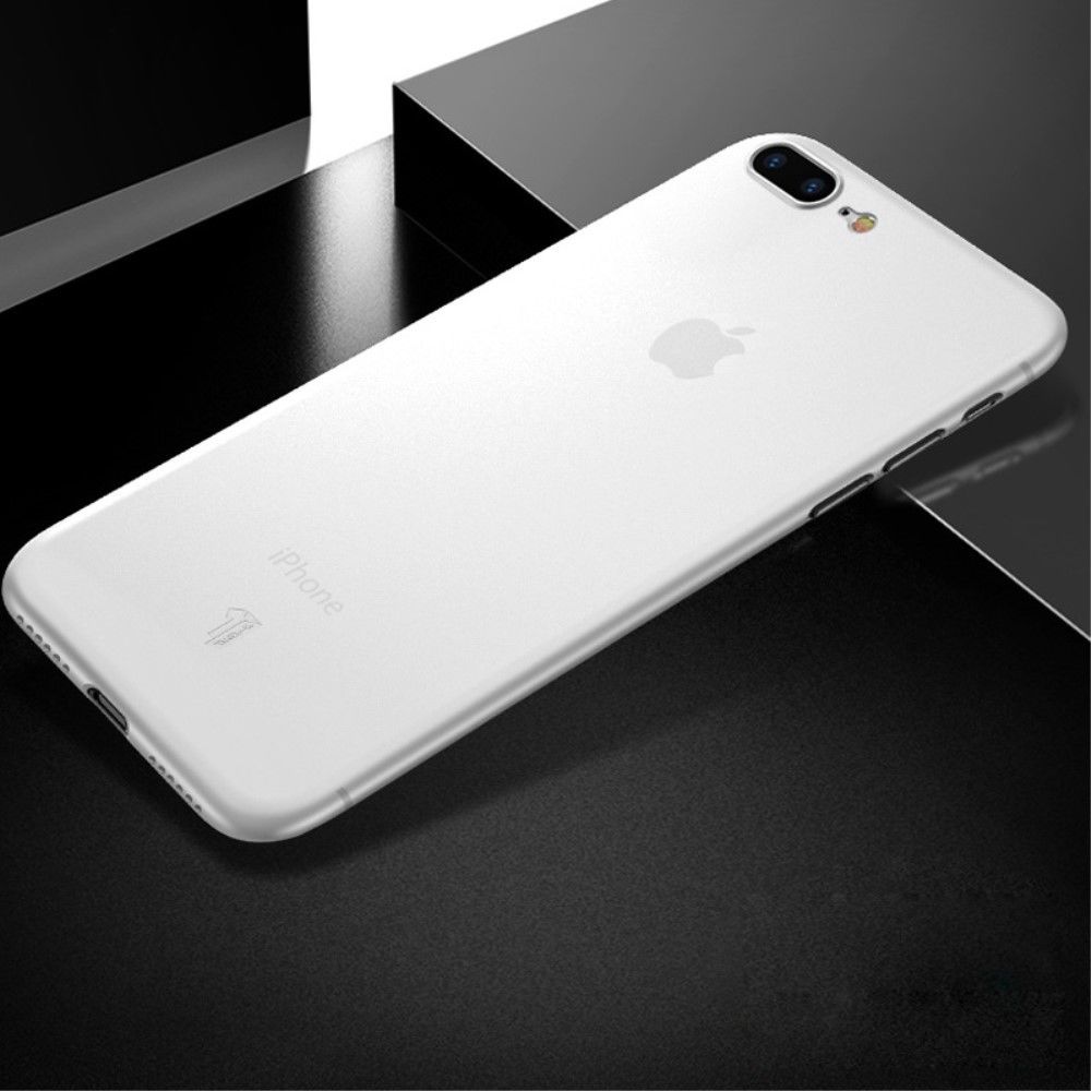 marque generique - Coque en TPU ultra mince 0.4mm matte blanc pour votre Apple iPhone 8 Plus/7 Plus 5.5 pouces - Coque, étui smartphone