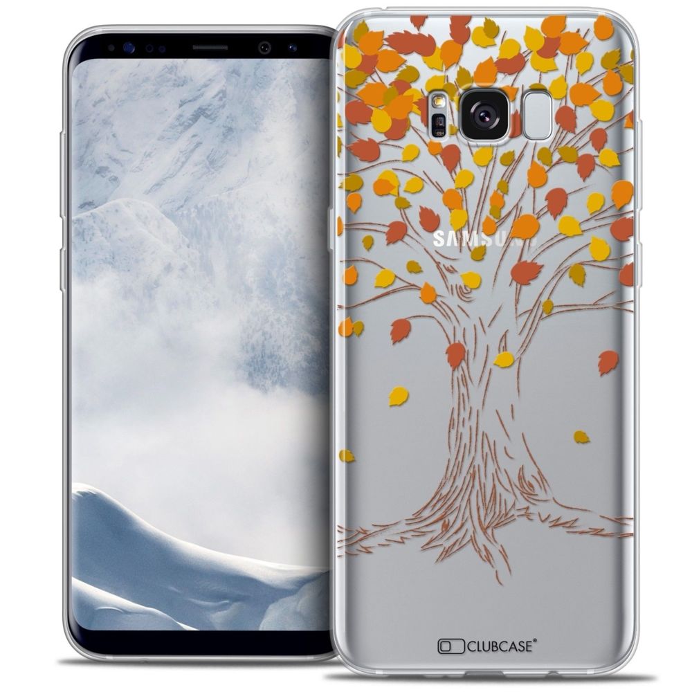 Caseink - Coque Housse Etui Samsung Galaxy S8+/ Plus (G955) [Crystal Gel HD Collection Autumn 16 Design Tree - Souple - Ultra Fin - Imprimé en France] - Coque, étui smartphone
