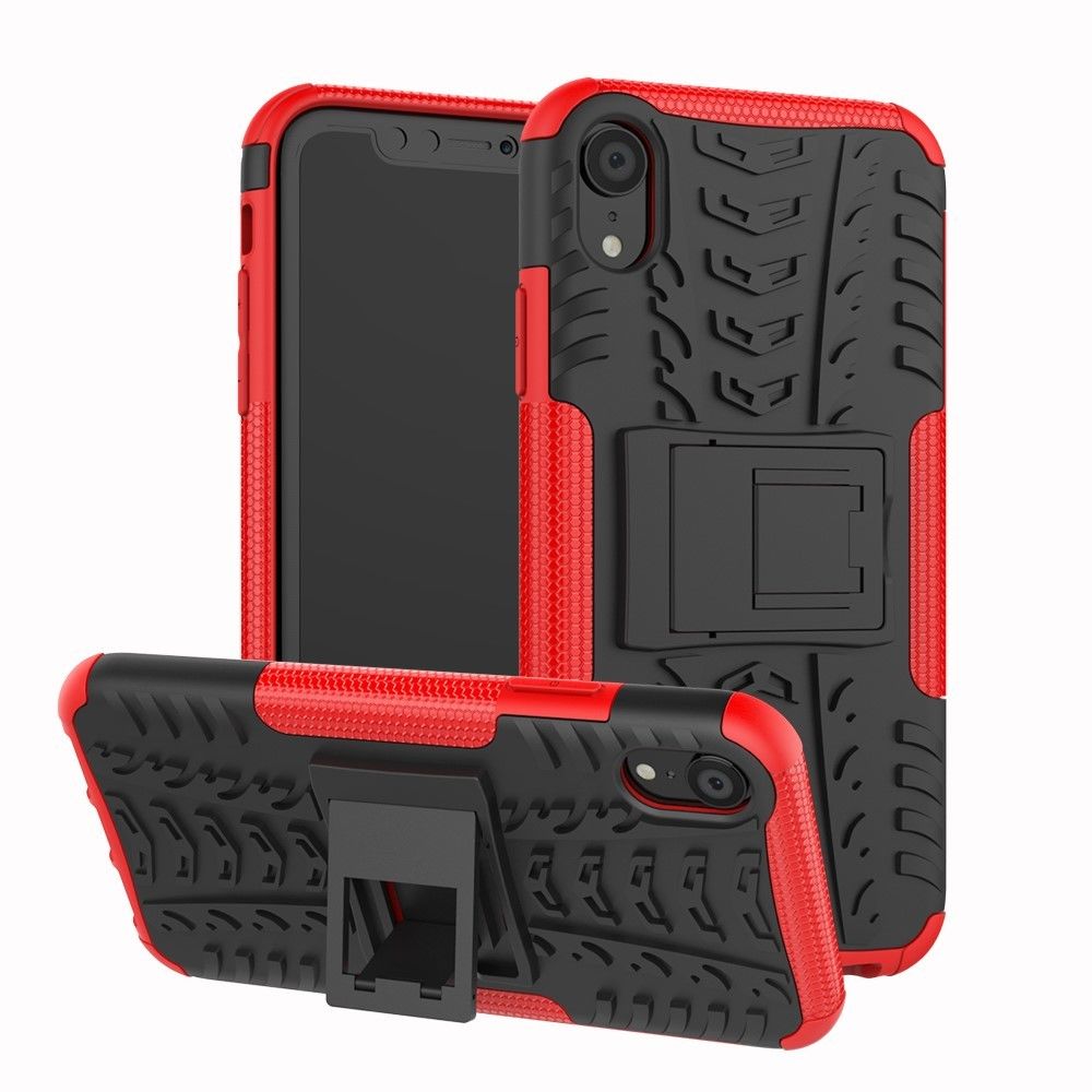 marque generique - Coque en TPU hybride antidérapant rouge pour votre Apple iPhone XS/X 5.8 pouces - Autres accessoires smartphone