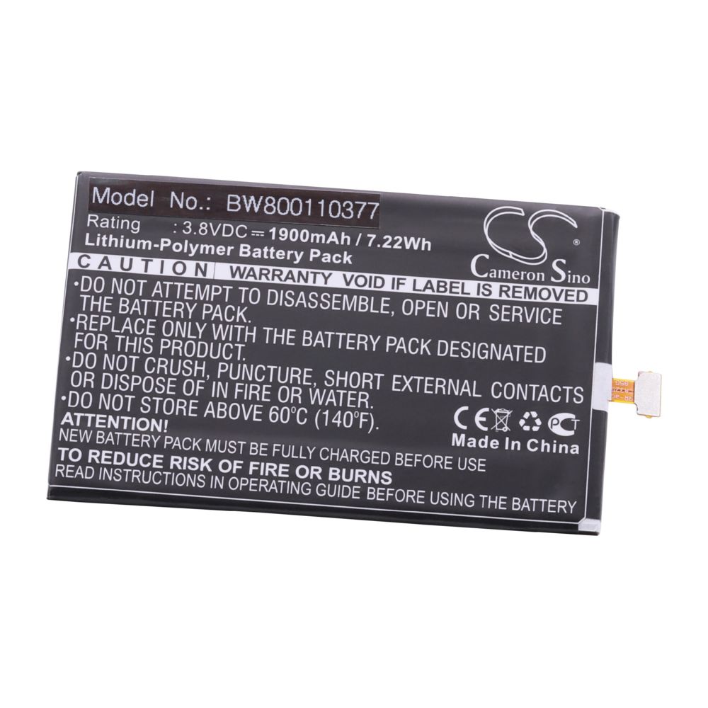 Vhbw - vhbw Li-Polymer Batterie 1900mAh (3.8V) pour téléphone, smartphone Acer Liquid Jade S, Jade S56 comme BAT-D10, CA325685G, KT.0010B-009. - Batterie téléphone