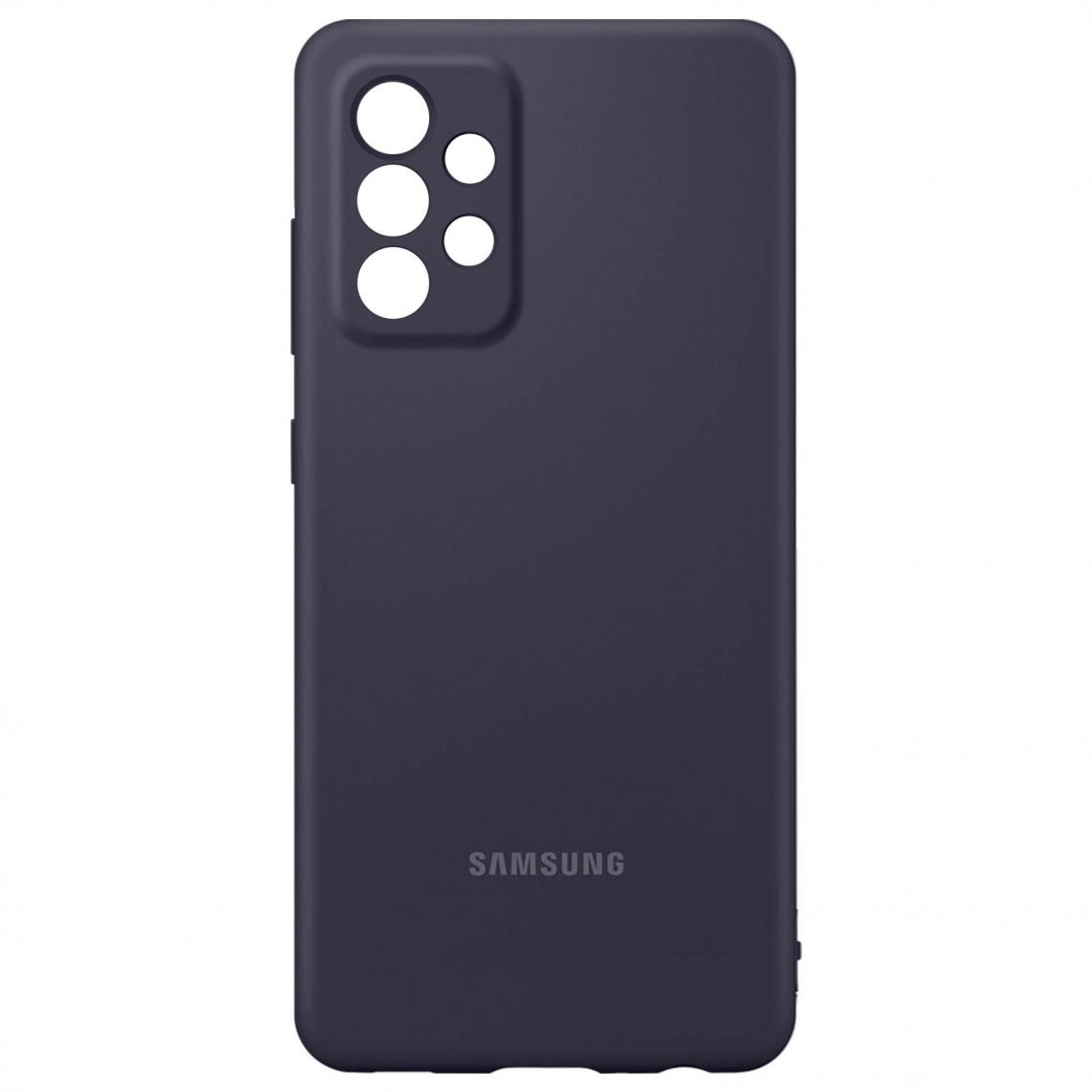 Samsung - Coque Samsung Galaxy A52 Soft Touch Silicone Cover Original noir - Coque, étui smartphone
