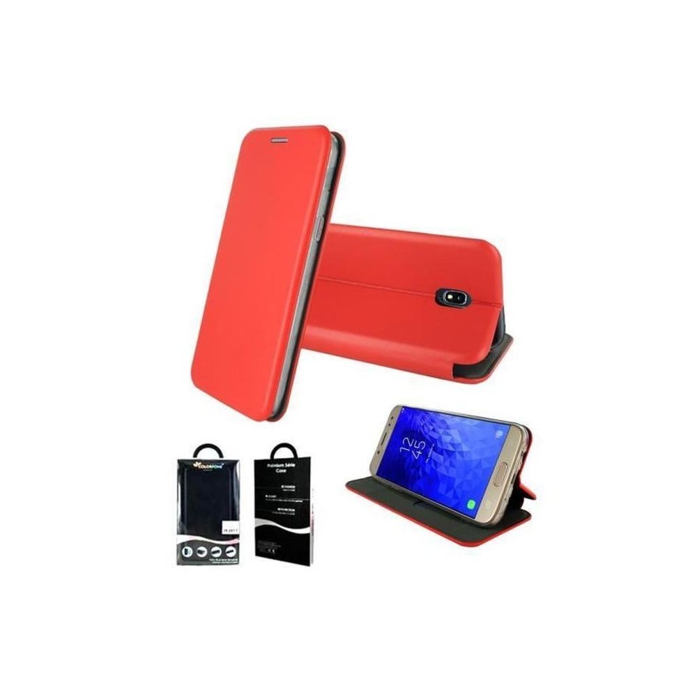 marque generique - Etui Magnétique Luxe Coque Case Portefeuille Rouge Samsung Galaxy S8 - Coque, étui smartphone