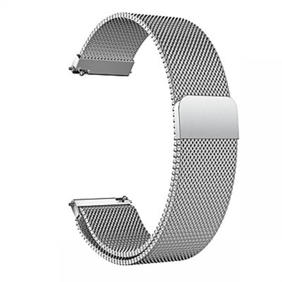 Phonecare - Bracelet Confortable Milanais Avec Fermoir Magnétique pour Huawei Watch 3 Pro - Gris - Autres accessoires smartphone