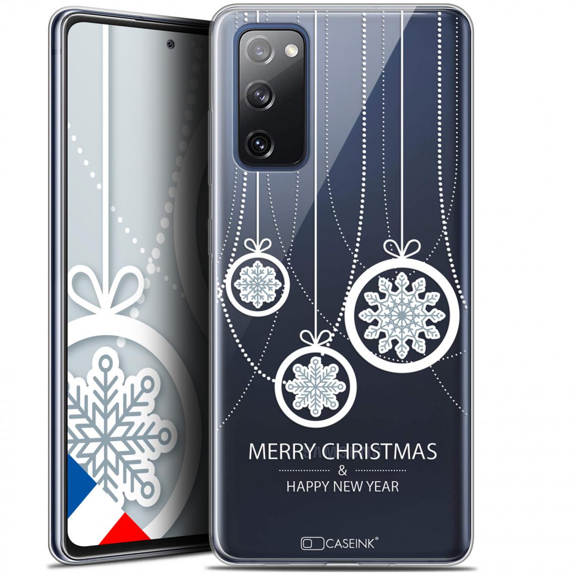 Caseink - Coque Pour Samsung Galaxy S20 FE (6.5 ) [Gel HD Collection Noël 2017 Design Christmas Balls - Souple - Ultra Fin - Imprimé en France] - Coque, étui smartphone