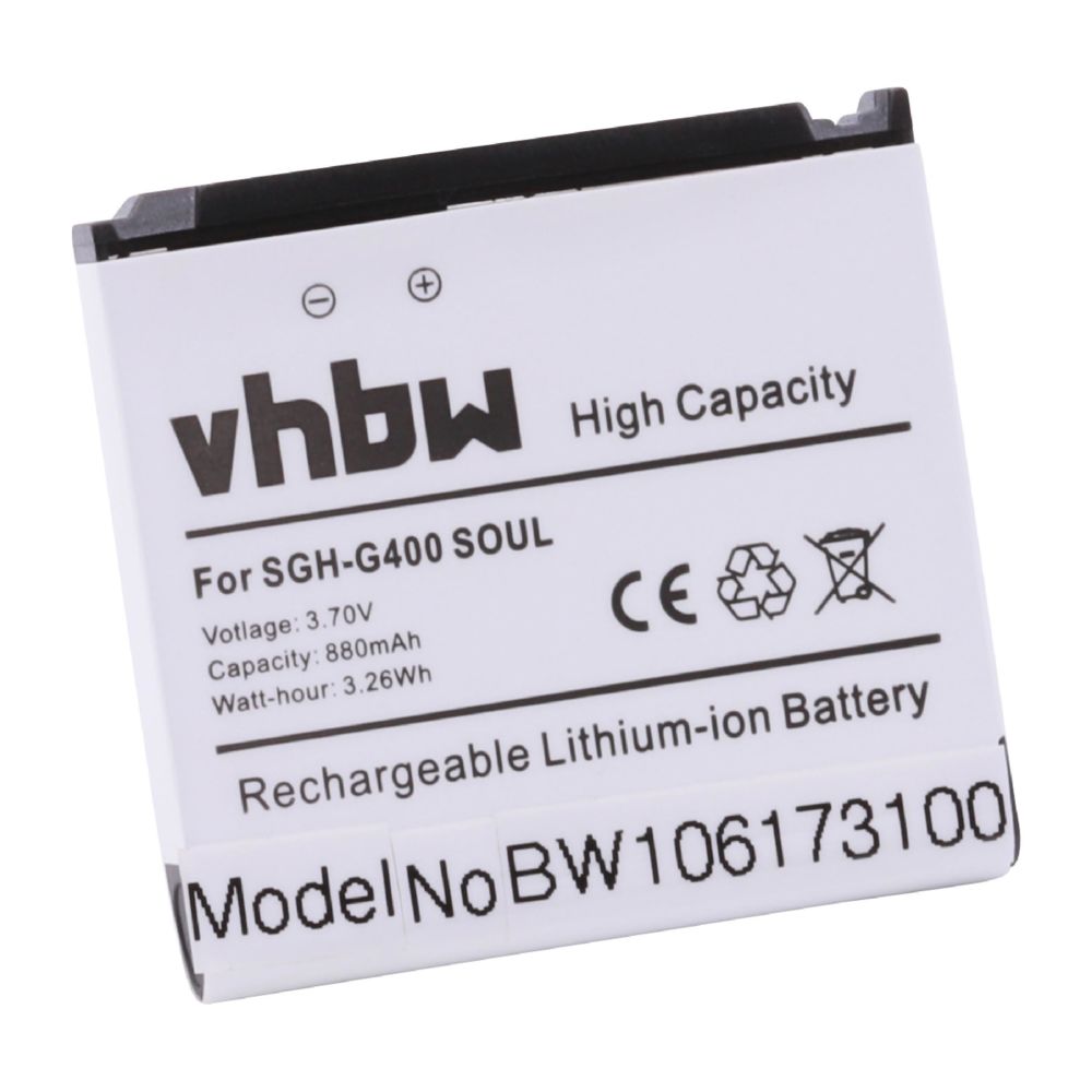 Vhbw - vhbw batterie compatible avec Samsung SGH-P860, SGH-S3600 smartphone (700mAh, 3,7V, Li-Ion) - Batterie téléphone