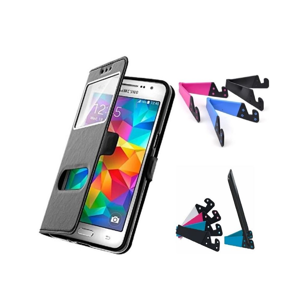 marque generique - Samsung Galaxy S8 Plus, Housse Etui Double Vision - Support Offert - Coque, étui smartphone