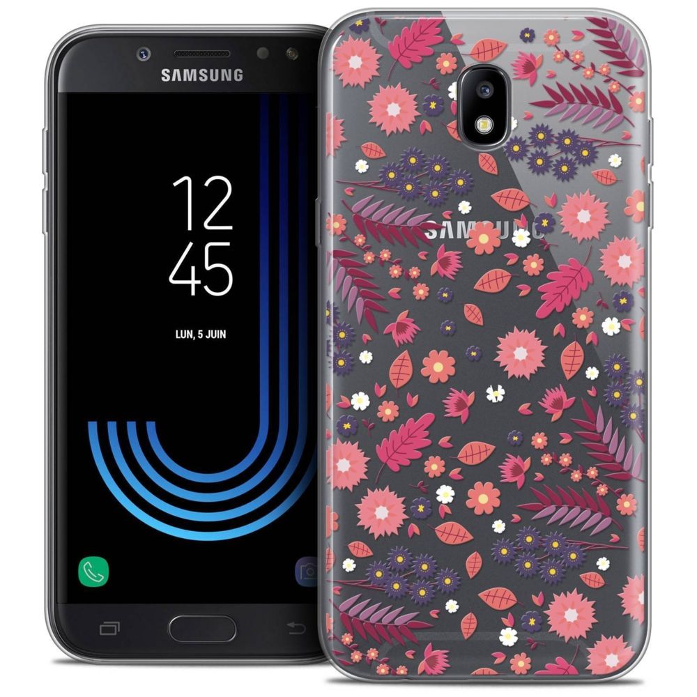 Caseink - Coque Housse Etui Samsung Galaxy J7 2017 J730 (5.5 ) [Crystal Gel HD Collection Spring Design Printemps - Souple - Ultra Fin - Imprimé en France] - Coque, étui smartphone