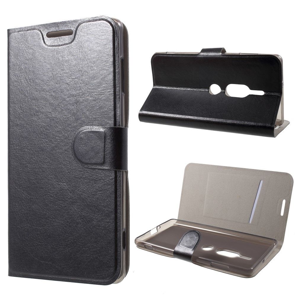 marque generique - Etui en PU de couleur noir pour votre Sony Xperia XZ2 Premium - Autres accessoires smartphone
