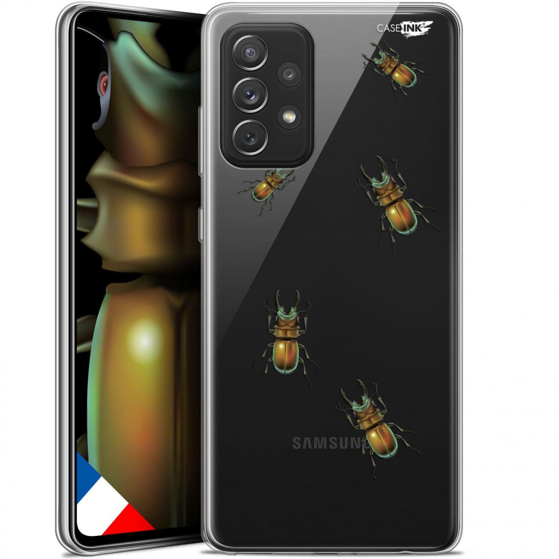 Caseink - Coque arrière Samsung Galaxy A72 4G/5G (6.7 ) Gel HD [ Nouvelle Collection - Souple - Antichoc - Imprimé en France] Petits Scarabés - Coque, étui smartphone