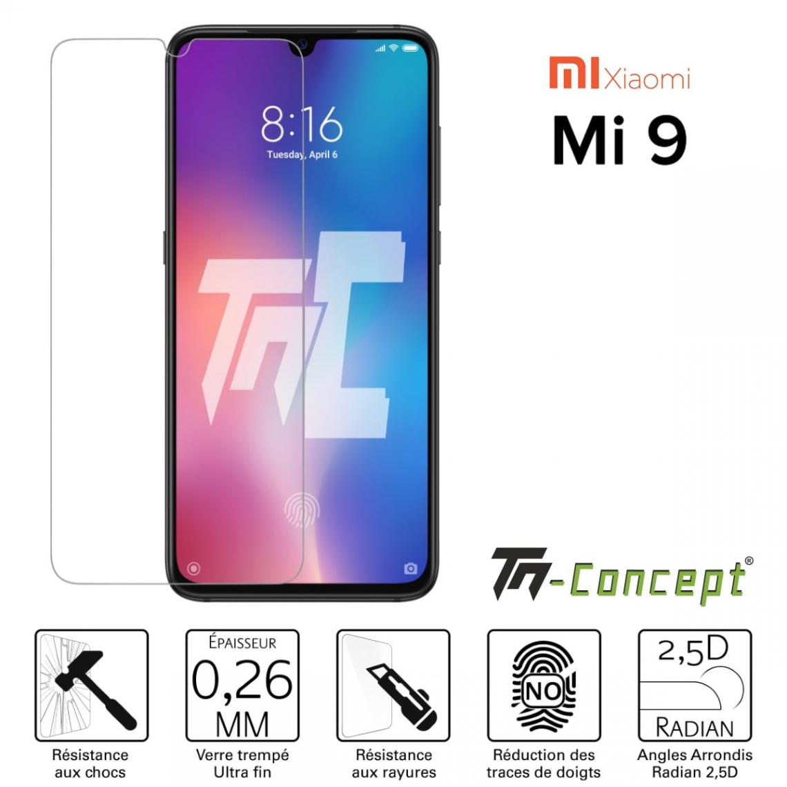 Tm Concept - Verre trempé - Xiaomi Mi 9 - TM Concept® - Protection écran smartphone