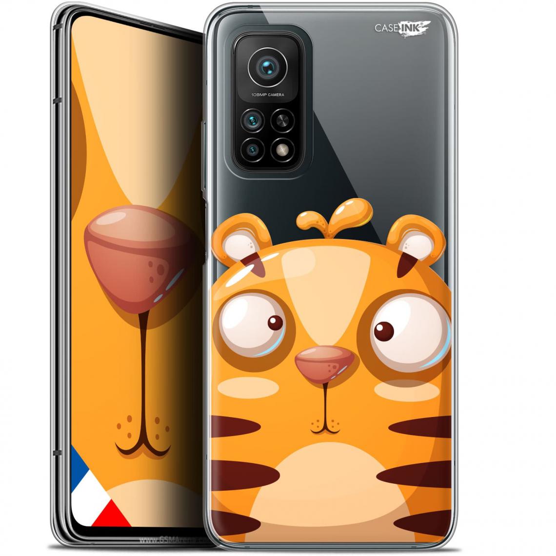 Caseink - Coque arrière Xiaomi Mi 10T / 10T Pro 5G (6.67 ) Gel HD [ Nouvelle Collection - Souple - Antichoc - Imprimé en France] Cartoon Tiger - Coque, étui smartphone