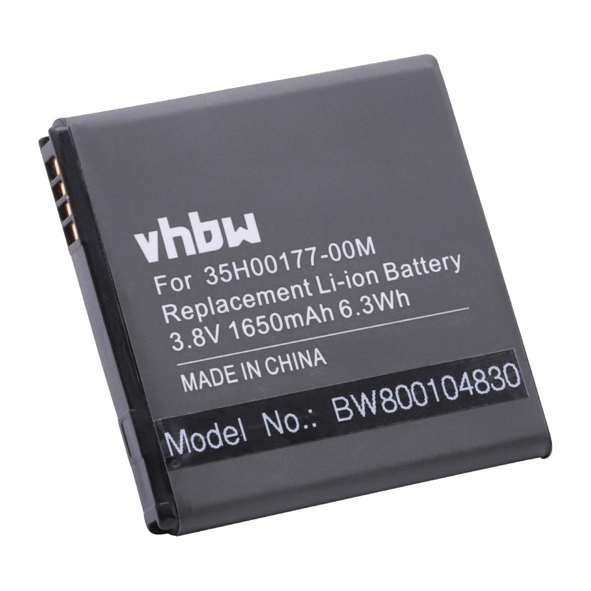 Vhbw - vhbw Batterie remplacement pour BL11100, BA-S800 pour smartphone (1600mAh, 3,7V, Li-ion) - Batterie téléphone