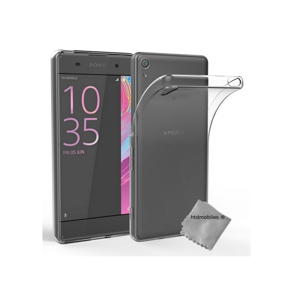 Htdmobiles - Housse etui coque gel fine Sony Xperia XA Ultra + film ecran - TRANSPARENT TPU - Autres accessoires smartphone