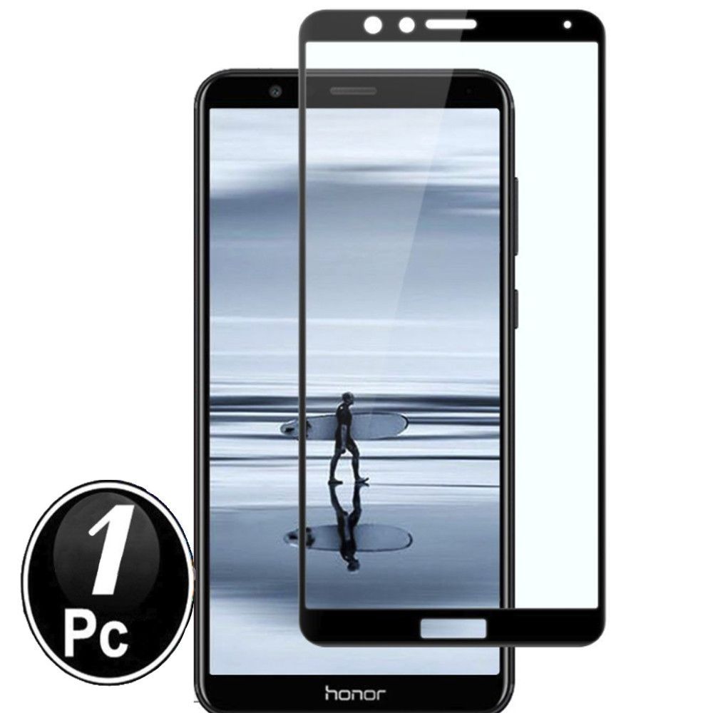 marque generique - Huawei Honor 7X Vitre protection d'ecran en verre trempé incassable protection integrale Full 3D Tempered Glass FULL GLUE - [X1-Noir] - Autres accessoires smartphone