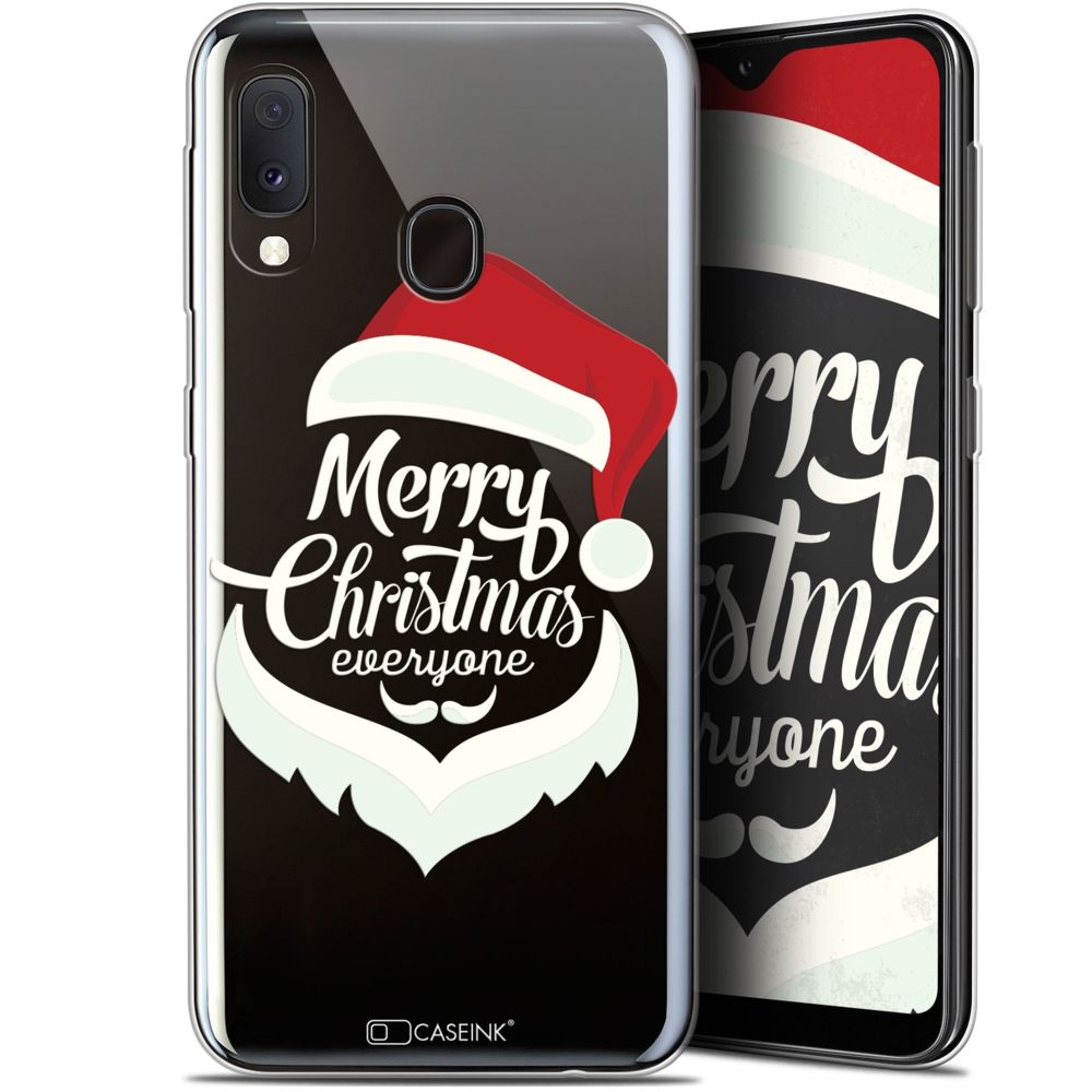 Caseink - Coque Pour Samsung Galaxy A20E (5.8 ) [Gel HD Collection Noël 2017 Design Merry Everyone - Souple - Ultra Fin - Imprimé en France] - Coque, étui smartphone