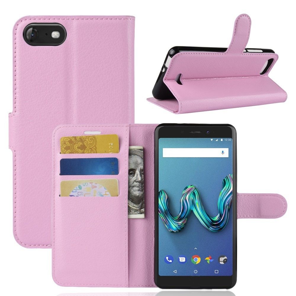 marque generique - Etui en PU grain rose pour WIKO Tommy 3 - Autres accessoires smartphone