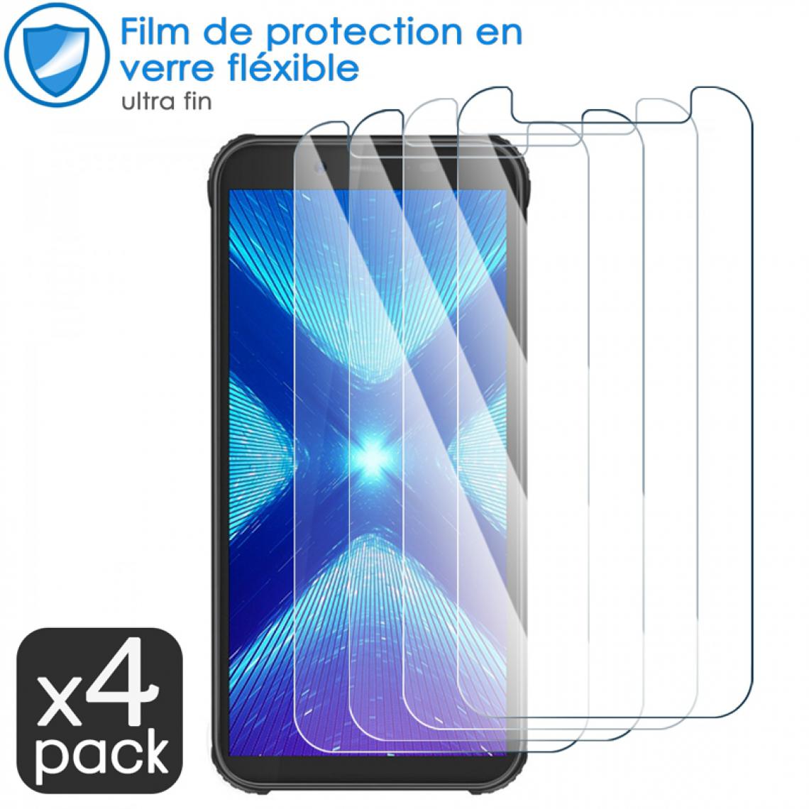 Karylax - Film de Protection d'écran en Verre Fléxible Dureté 9H pour Altice S32 NFC (Pack x4) - Protection écran smartphone