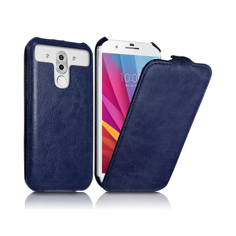Karylax - Etui à Clapet pour Smartphone Logicom Le Moov Couleur Bleu Foncé (Ref.10-C) - Autres accessoires smartphone