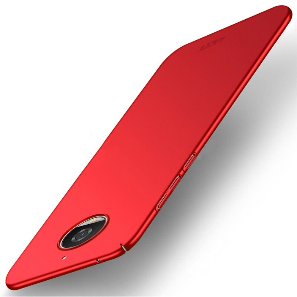 marque generique - Coque dépoli bouclier rouge ultra mince pour Motorola Moto G5S - Autres accessoires smartphone