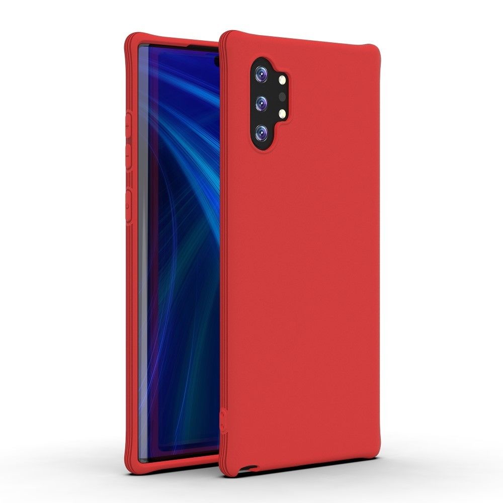 marque generique - Coque en TPU matte antichoc rouge pour votre Samsung Galaxy Note 10 Plus/10 Plus 5G - Coque, étui smartphone