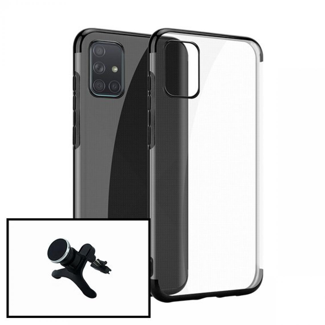 Phonecare - Kit Support Magnétique de Voiture Renforcé + Coque SlimArmor - Huawei P40 4G - Noir - Coque, étui smartphone