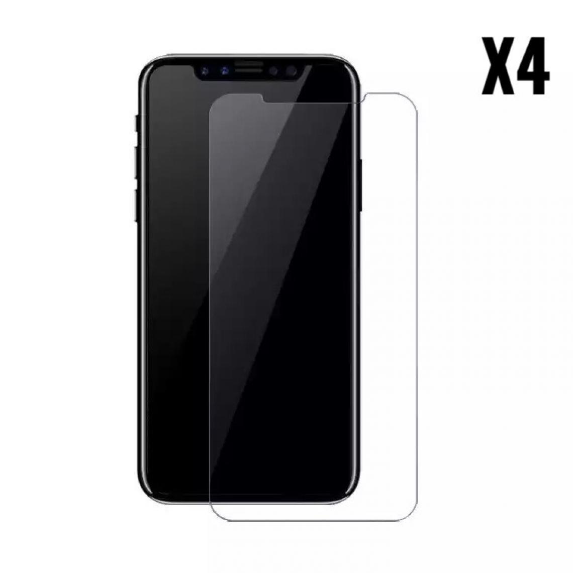GHL Tech - Verre trempé iPhone 12 Mini Vitre de protection écran Pack 4 Pcs - Autres accessoires smartphone