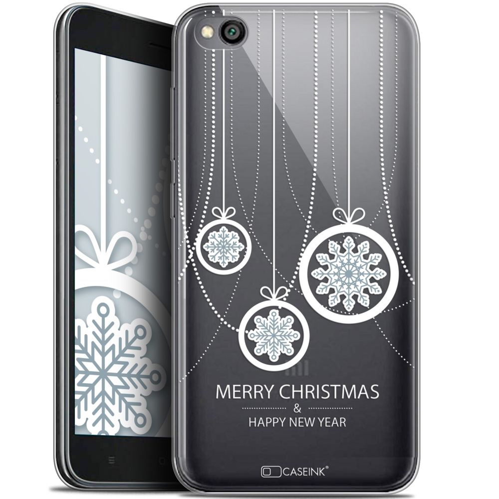 Caseink - Coque Pour Xiaomi Redmi Go (5 ) [Gel HD Collection Noël 2017 Design Christmas Balls - Souple - Ultra Fin - Imprimé en France] - Coque, étui smartphone