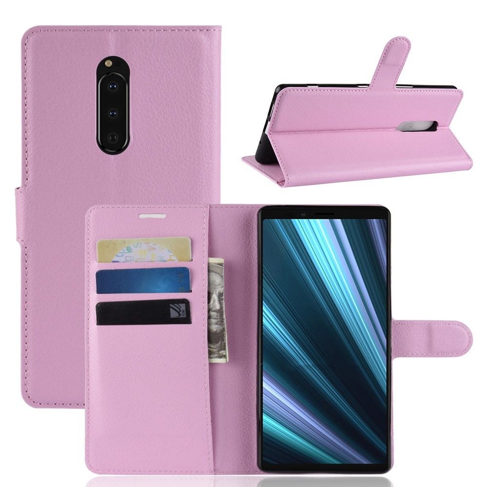 marque generique - Etui en PU magnétique avec support rose pour votre Sony Xperia XZ4 - Autres accessoires smartphone
