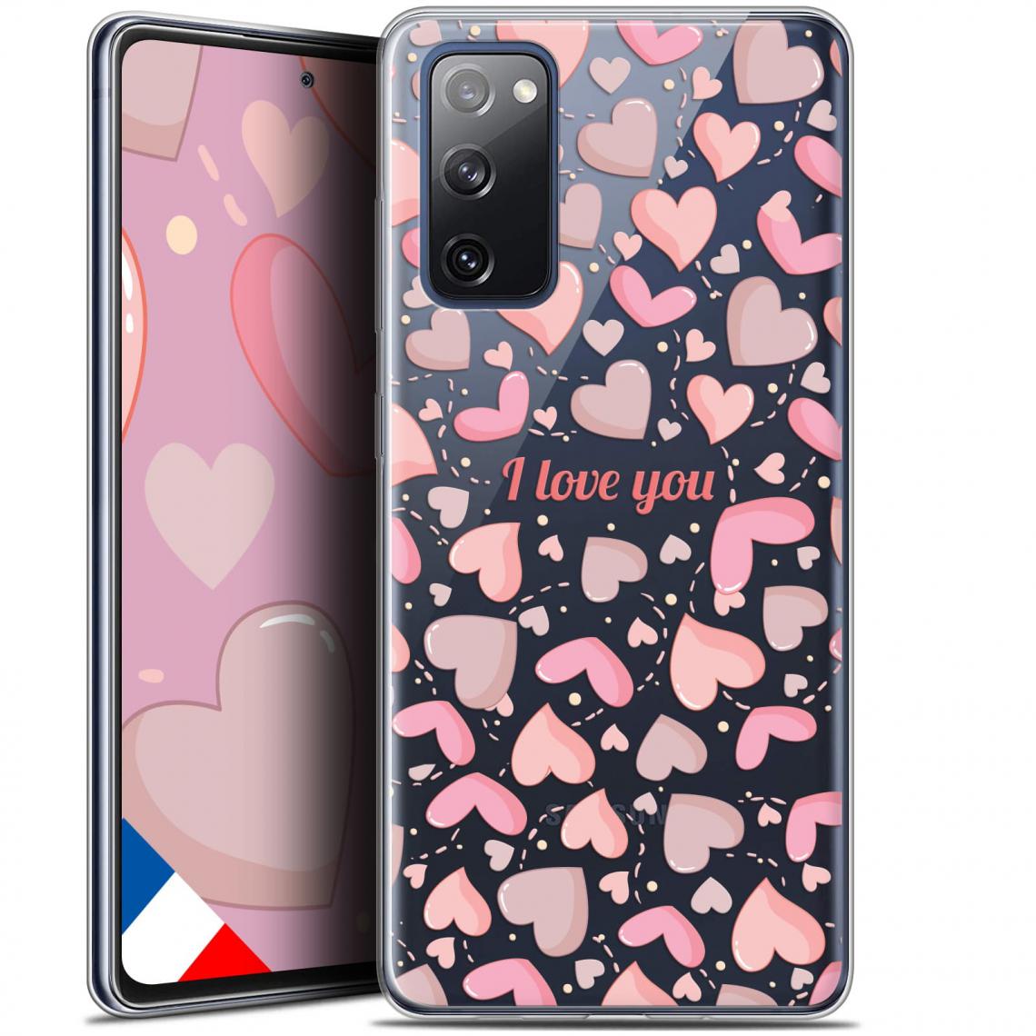 Caseink - Coque Pour Samsung Galaxy S20 FE (6.5 ) [Gel HD Collection Love Saint Valentin Design I Love You - Souple - Ultra Fin - Imprimé en France] - Coque, étui smartphone