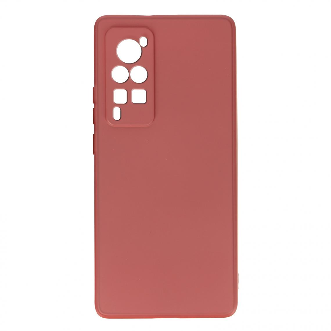 Avizar - Coque Vivo X60 Pro Silicone Souple Finition Soft Touch Fine Rose framboise - Coque, étui smartphone