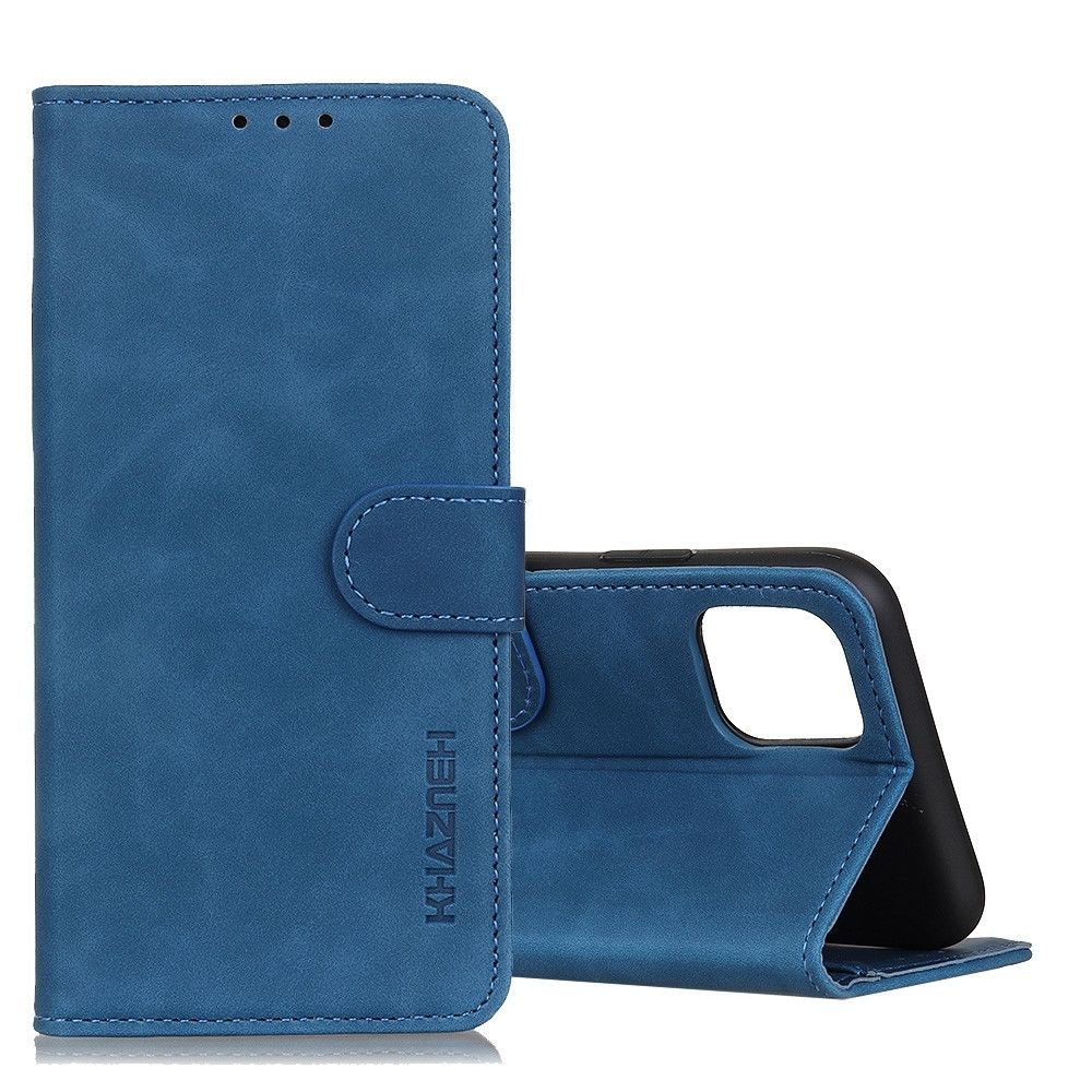 Wewoo - Housse Coque Pour Galaxy S10 Lite / A91 KHAZNEH Texture rétro PU + TPU en cuir à rabat horizontal avec support et fentes cartes et portefeuille bleu - Coque, étui smartphone