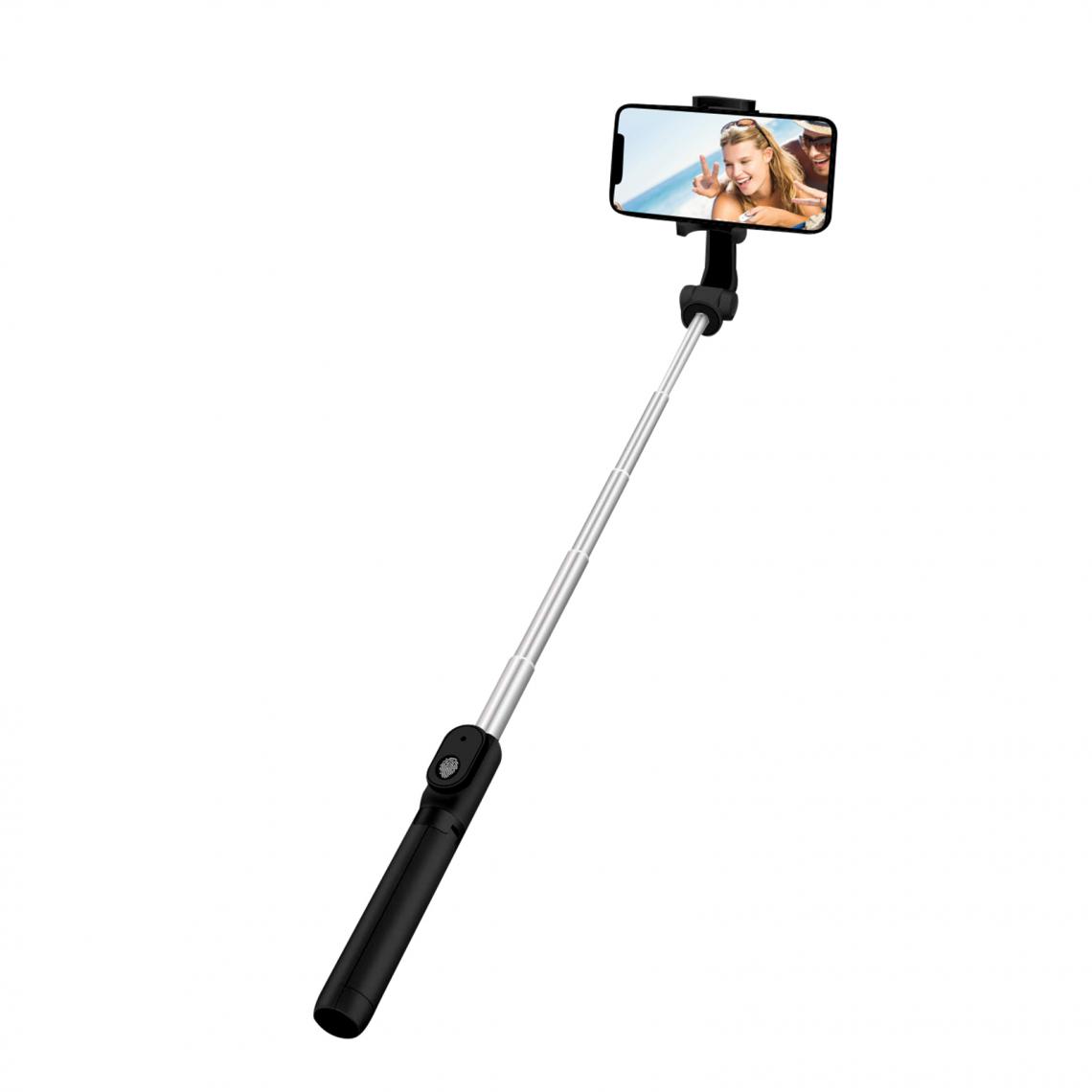 Linq - Perche Selfie Sans-fil Bluetooth avec Fonction Trépied Rotatif à 360° LinQ Noir - Autres accessoires smartphone