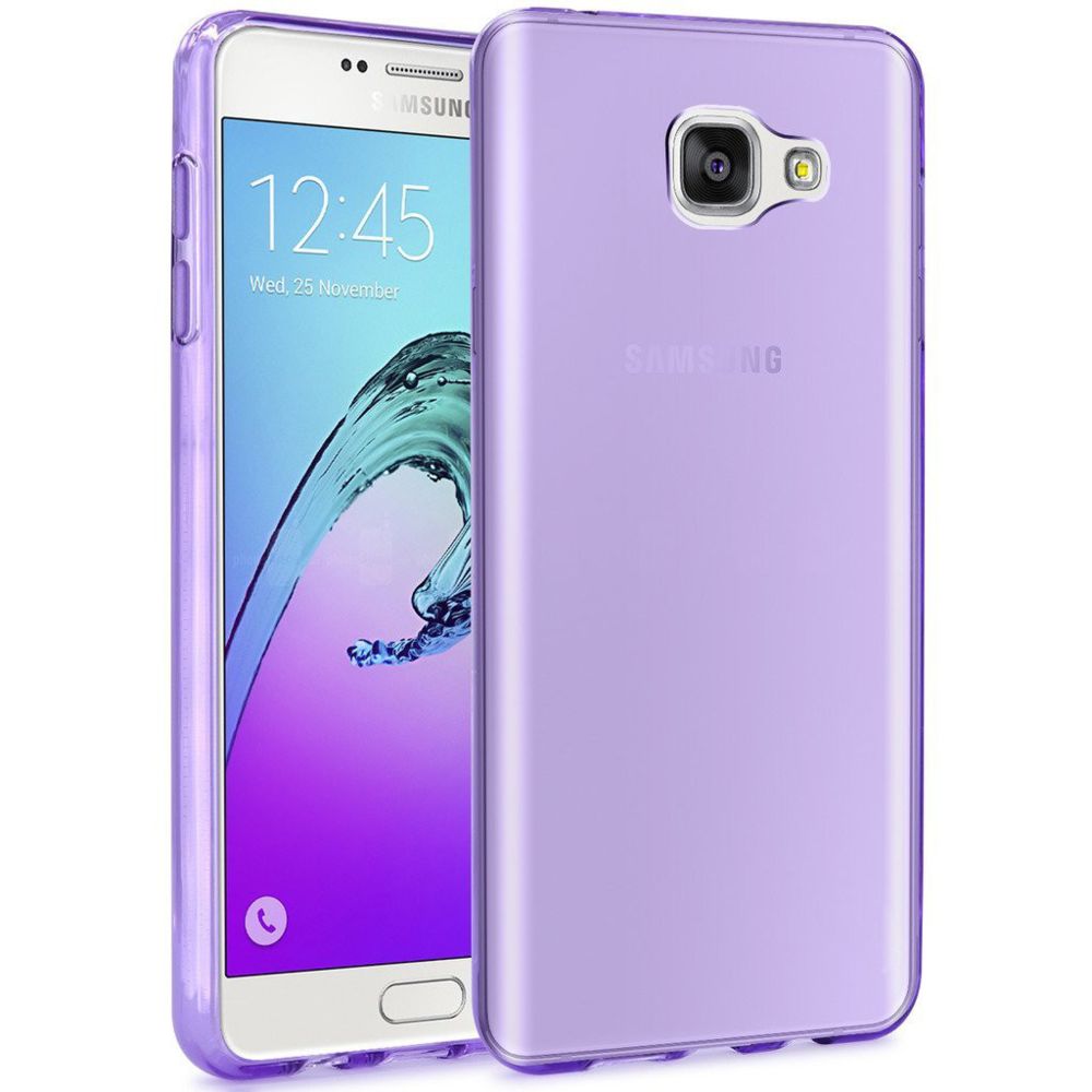marque generique - Samsung Galaxy A7 (2016) Housse Etui Housse Coque de protection Silicone TPU Gel Jelly - Violet - Autres accessoires smartphone