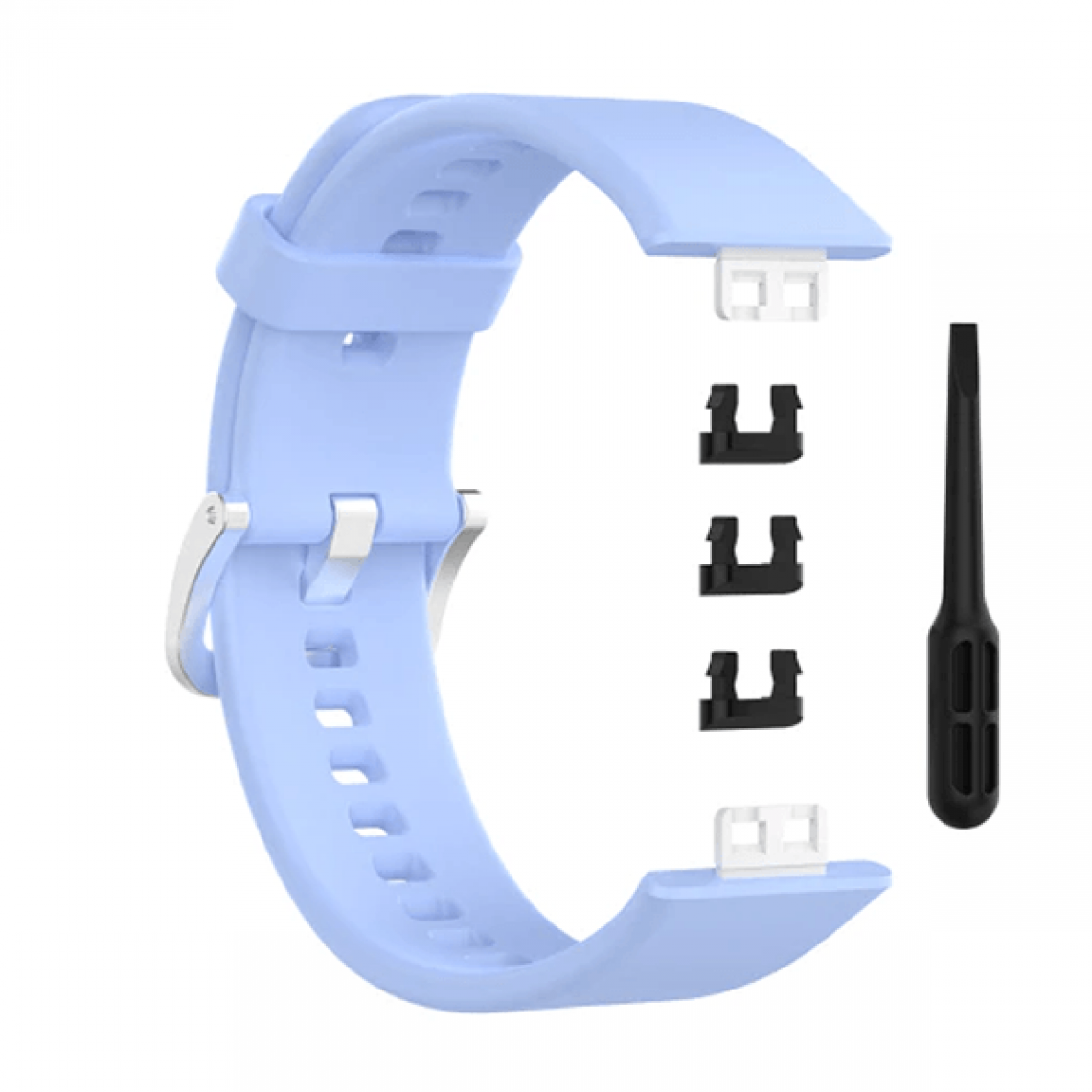 Phonecare - Bracelet en Silicone Souple Avec Boucle pour Huawei Watch Fit - Lilas - Autres accessoires smartphone