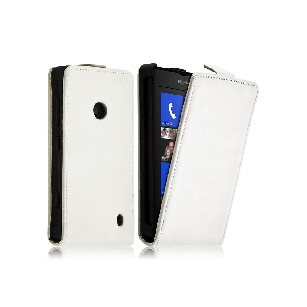Karylax - Housse Coque Etui pour Nokia Lumia 520 Couleur Blanc - Autres accessoires smartphone