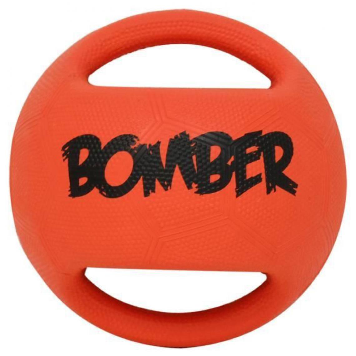 Bomber - ZEUS Ballon Bomber 15 cm - Orange et noir - Pour chien - Jouet pour chien