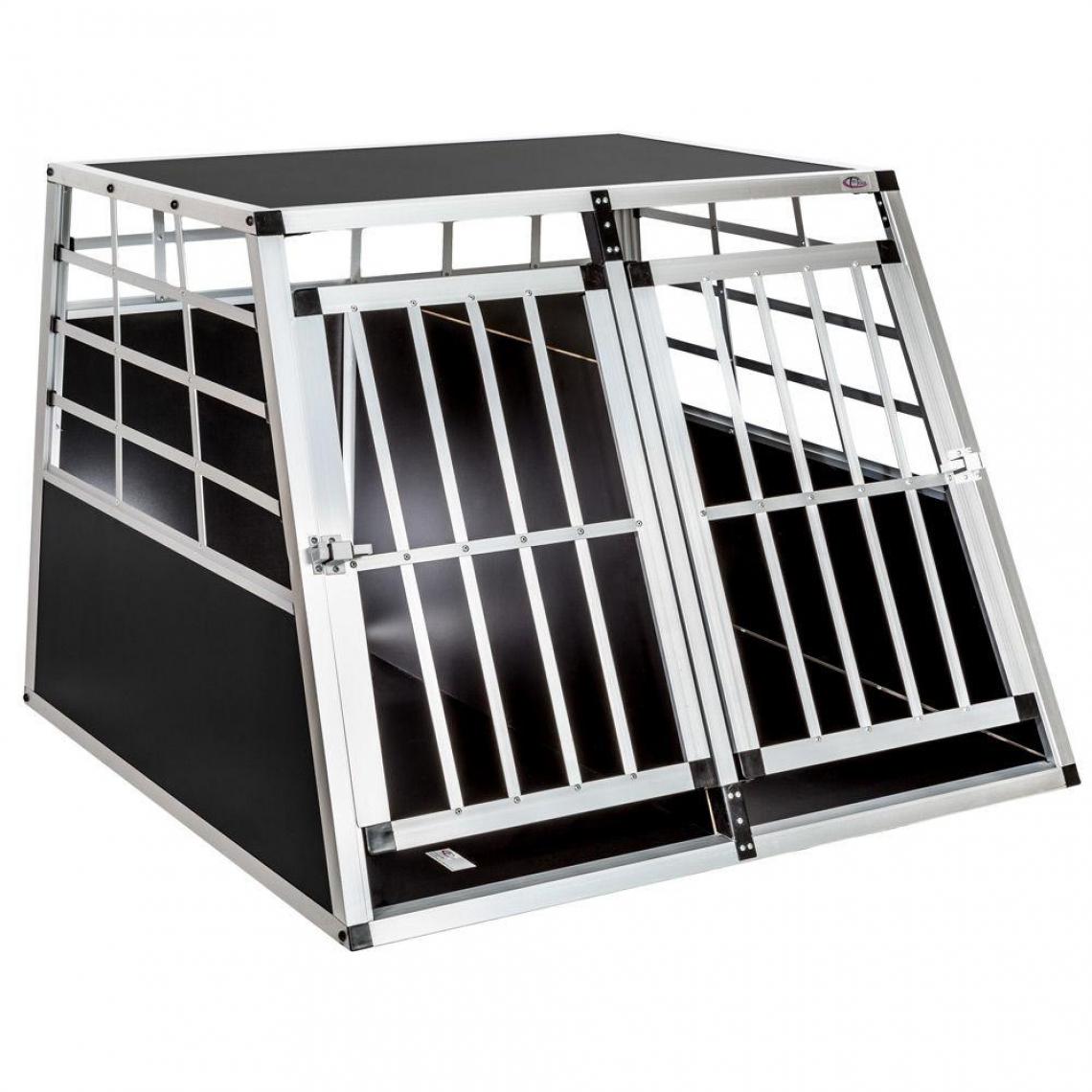Helloshop26 - Cage de transport pour chien double dos droit 97 x 90 x 69,5 cm 3708144 - Equipement de transport pour chat