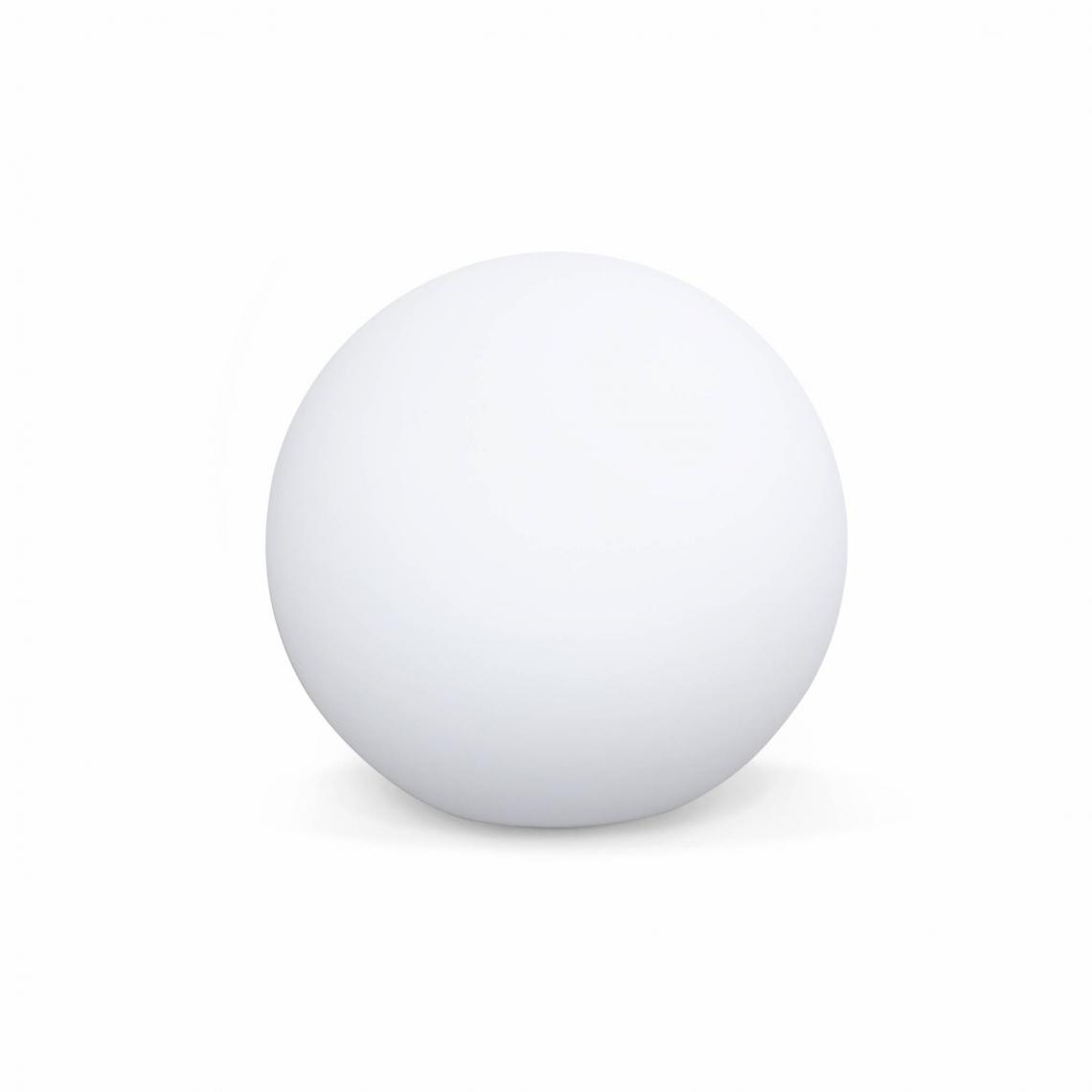 Alice'S Garden - Boule LED 30cm – Sphère décorative lumineuse, Ø30cm, blanc chaud, commande à distance - Eclairage solaire