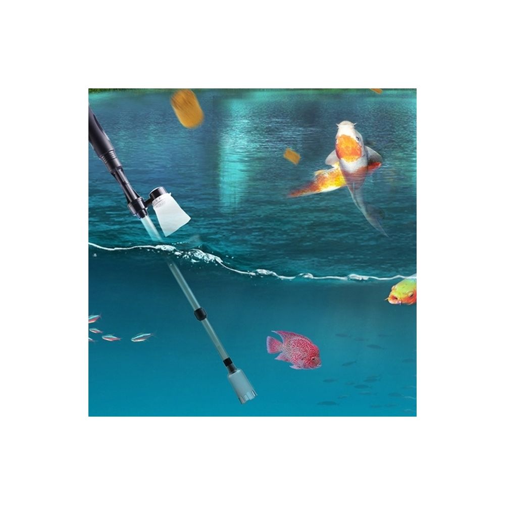 Wewoo - Filtre à eau Aquarium réglable multifonctionnel électrique de nettoyage de réservoir de poissons de longueur - Accessoires aquarium