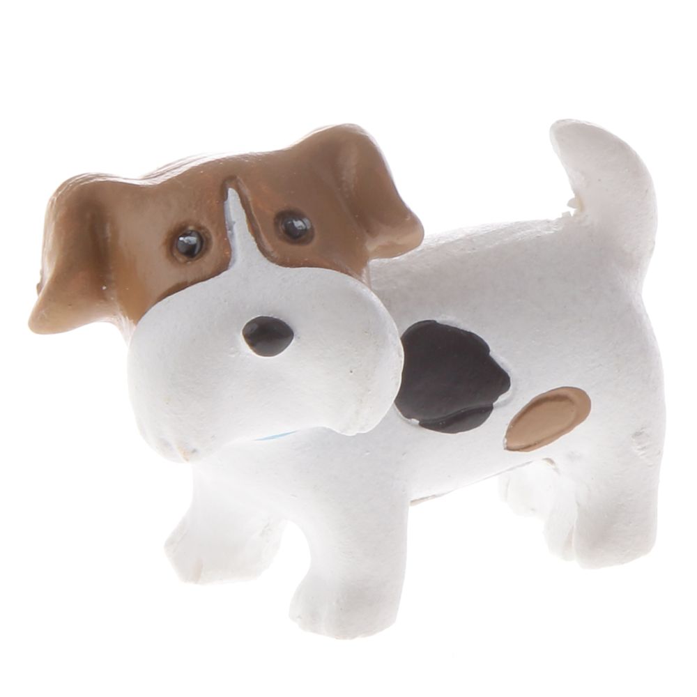 marque generique - Miniature Fleur Dollhouse Pot Bonsaï Ornement Décor Artisanal Scottish Terrier - Petite déco d'exterieur