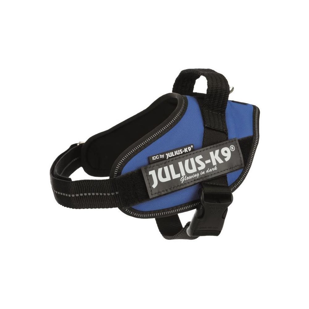 Julius K9 - JULIUS K9 Harnais Power IDC MiniM : 4967 cm - 22 mm - Bleu - Pour chien - Equipement de transport pour chien